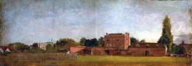 Golding Constable's House, East Bergholt 1811 by John Constable Golding Constable's House, East Bergholt 1811 by John Constable