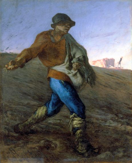 The Sower by Francois Millet, oil painting reproduction on canvas The Sower by Francois Millet