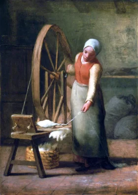 Standing Spinner by Francois Millet