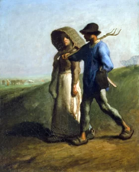 Going to Work by Francois Millet