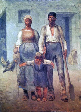 Peasant Family by Francois Millet Peasant Family by Francois Millet