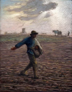 The Sower 1865 by Francois Millet
