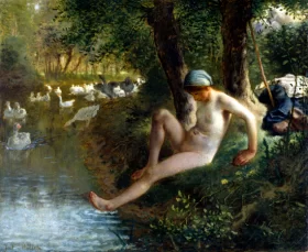 The Goose Girl by Francois Millet