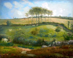 Pasture Near Cherbourg (Normandy) by Francois Millet