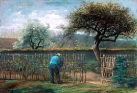 Training Grape Vines by Francois Millet