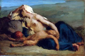 Hagar and Ishmael by Francois Millet