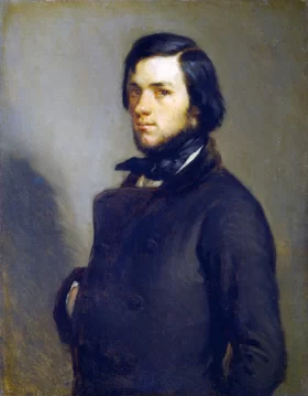 Portrait of a Man 1845 by Francois Millet