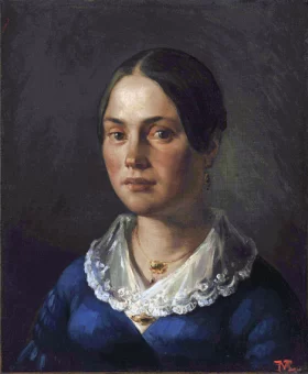 Portrait of Madame Martin by Francois Millet