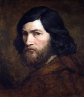 Self-portrait 1850 by Francois Millet