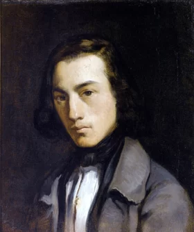 Portrait of a young Man by Francois Millet
