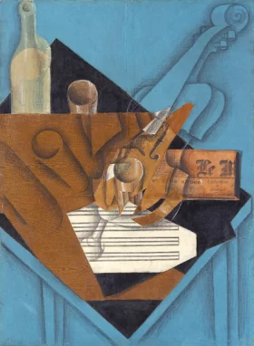 The Musician's Table 1914 by Juan Gris The Musician's Table 1914 by Juan Gris