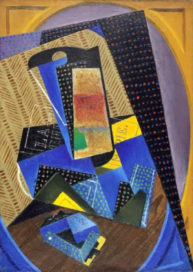 Verre et Carte À Jouer 1915 by Juan Gris Verre et Carte À Jouer 1915 by Juan Gris
