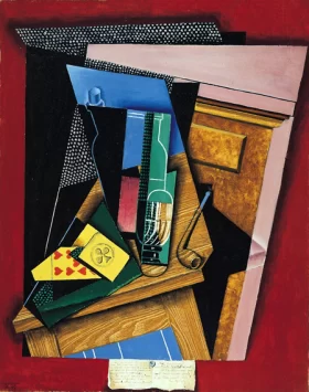 Still Life with a Poem 1915 by Juan Gris Still Life with a Poem 1915 by Juan Gris