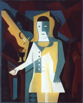 Pierrot 1919 by Juan Gris