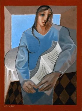 Femme au Livre 1925 by Juan Gris