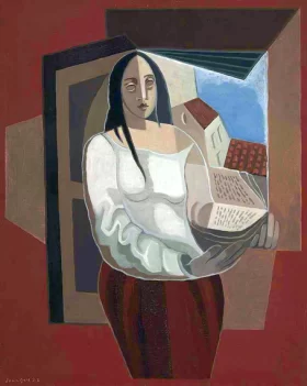 La liseuse 1926 by Juan Gris