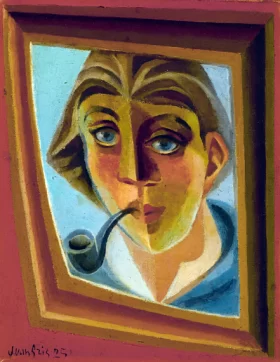 L'homme À La Pipe 1925 by Juan Gris L'homme À La Pipe 1925 by Juan Gris