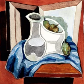 Compotier et carafe 1925 by Juan Gris Compotier et carafe 1925 by Juan Gris