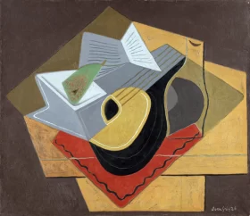 La Mandoline Noire 1926 by Juan Gris La Mandoline Noire 1926 by Juan Gris