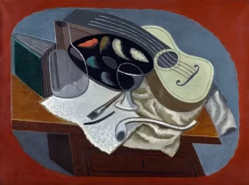 La Table du Peintre 1925 by Juan Gris La Table du Peintre 1925 by Juan Gris