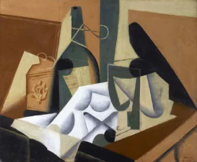 The White Tablecloth by Juan Gris The White Tablecloth by Juan Gris