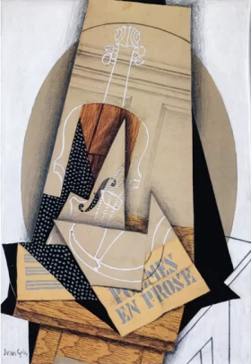 Composition with violin 1915 by Juan Gris Composition with violin 1915 by Juan Gris