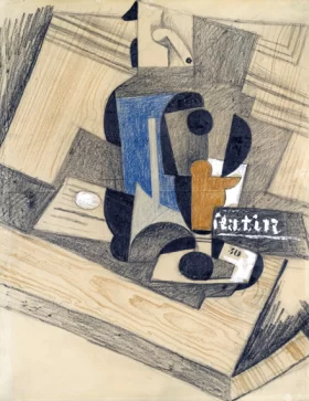 Siphon et Verre 1916 by Juan Gris Siphon et Verre 1916 by Juan Gris