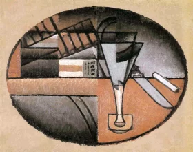 The Packet of Cigars 1912 by Juan Gris The Packet of Cigars 1912 by Juan Gris