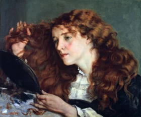 Jo, the Beautiful Irish Girl 1866 by Gustave Courbet