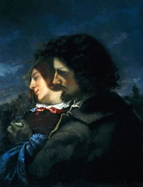 Lovers in the Countryside 1844 by Gustave Courbet