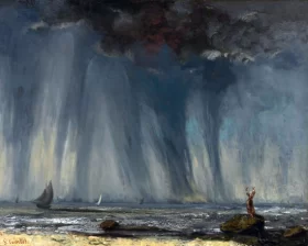 La Trombe by Gustave Courbet La Trombe by Gustave Courbet