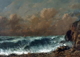 La Vague by Gustave Courbet La Vague by Gustave Courbet