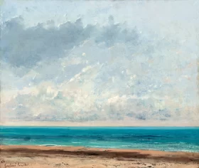 Calm Sea 1866 by Gustave Courbet Calm Sea 1866 by Gustave Courbet