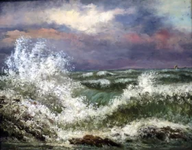 The Wave 1869 by Gustave Courbet The Wave 1869 by Gustave Courbet