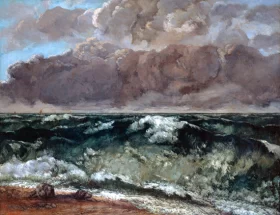 The Wave by Gustave Courbet The Wave by Gustave Courbet