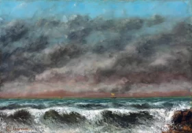 Marine 1869 by Gustave Courbet Marine 1869 by Gustave Courbet
