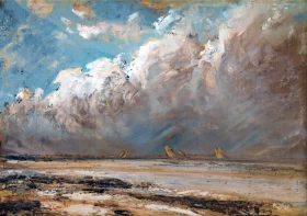 Beach in Normandy by Gustave Courbet Beach in Normandy by Gustave Courbet