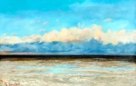 Seaside Landscape by Gustave Courbet Seaside Landscape by Gustave Courbet