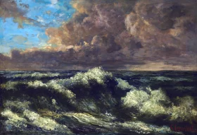 Paysage De Mer 1870 by Gustave Courbet