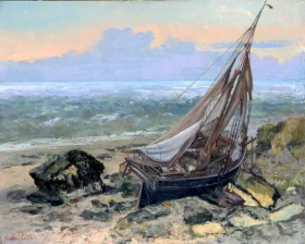 The Fishing Boat 1865 by Gustave Courbet The Fishing Boat 1865 by Gustave Courbet