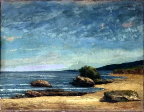 Rocky Coast by Gustave Courbet