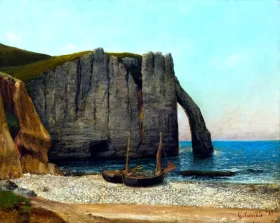 Falaises D'étretat by Gustave Courbet Falaises D'étretat by Gustave Courbet