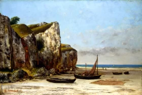 Beach in Normandy by Gustave Courbet Beach in Normandy by Gustave Courbet