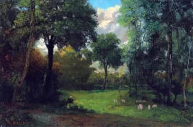 La Clairière by Gustave Courbet La Clairière by Gustave Courbet