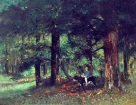 Le Parc De Rochemont by Gustave Courbet Le Parc De Rochemont by Gustave Courbet