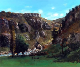Vallée De La Laloue Près Mouthiers-Haute-Pierre by Gustave Courbet