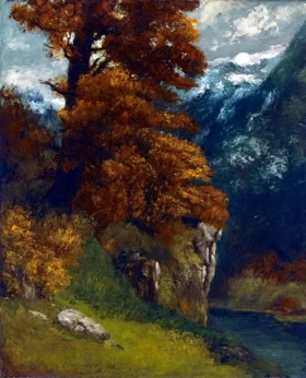 The Glen at Ornans 1866 by Gustave Courbet