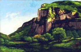 Rocks at Mouthier 1855 by Gustave Courbet Rocks at Mouthier 1855 by Gustave Courbet