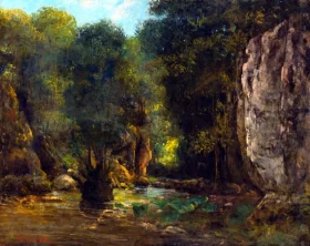 Le Puits Noir by Gustave Courbet