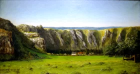 The Rock of Ten Hours 1855 by Gustave Courbet The Rock of Ten Hours 1855 by Gustave Courbet